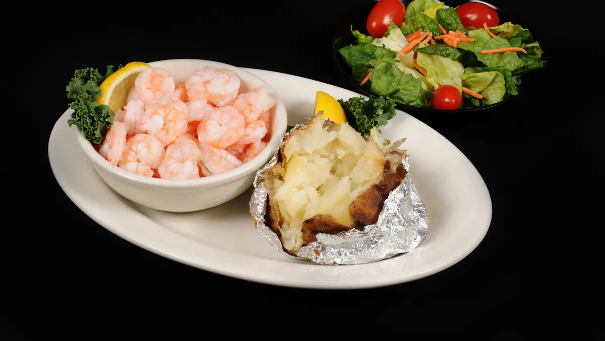 a plate of food on a table